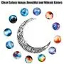 LOLIAS 12 Pcs Crescent Moon Pendant Necklaces for Women Girls Gifts Jwelry