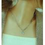 MADURIAO Dainty Cute Choker Necklaces for Women Stainless Steel Pendant Necklace Simple Jewelry Teen Gifts