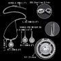 EVER FAITH 925 Sterling Silver CZ Elegant Knot Teardrop Pendant Necklace Earrings Bracelet Set Clear