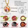 FaithHeart Custom Photo Necklace Personalized Picture Necklaces for Women Men Round/Heart Pendant Necklaces Hip Hop Jewelry