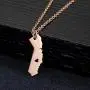 Hazado California State Necklace California Moving Gift CA Map Pendant Charm Jewelry for Women Teens Rose Gold Hazado California State Necklace California Moving Gift CA Map Pendant Charm Jewelry for Women Teens Rose Gold