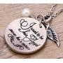 Melix Home I Used To Be His Angel Now Hes Mine Keychains Bracelet Bangle My Hero My Angel Memorial Keychain Loss of Father Sympathy Gift Remembrance Jewelry