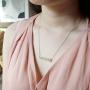 Customizable Your Name Bar Necklace Custom Jewelry Plated in 16k Rose Gold - Personalized Engraved Accessories for Wedding, Birthday, Graduation, Mothers Day, Christmas - With Present Box
