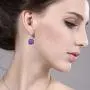 Gem Stone King 925 Sterling Silver Amethyst Dangle Womens Earrings 12.00 Cttw Gemstone Birthstone Cushion Checkerboard Cut Gem Stone King 925 Sterling Silver Amethyst Dangle Womens Earrings 12.00 Cttw Gemstone Birthstone Cushion Checkerboard Cut