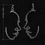 Gmillions Face Hand Earrings for Women Hollow Statement Geometric Fun Abstract Art Earrings set 4 pcs Gmillions Face Hand Earrings for Women Hollow Statement Geometric Fun Abstract Art Earrings set 4 pcs