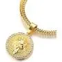 Halukakah ● Kings Landing ● 18k Real Gold Plated Lion Pendant Necklace,with Free SharkTail Chain 30''