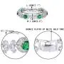 EVER FAITH Silver-Tone CZ Floral Leaves Water Drop Necklace Earrings Bracelet Set EVER FAITH Silver-Tone CZ Floral Leaves Water Drop Necklace Earrings Bracelet Set