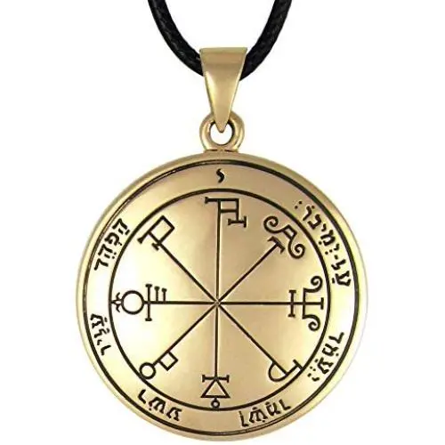 Bronze Sixth Pentacle of Saturn for Protection Talisman Bronze Sixth Pentacle of Saturn for Protection Talisman