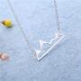 SK Angel Message Card Compass Pendant Necklace Friendship Starfish Good Luck Elephant Pendant Chain Necklace with Gift Card