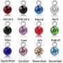 Your Wings were Ready, But My Heart was Not with Angel Wing Charm Keepsake Memorial Birthstones Urn Necklace Gift