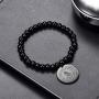 PROSTEEL Stainless Steel Serenity Prayer Bracelet Praying Hands Rosary Bead Religious Vintage Jewelry for Men/Women, fits Wrist from 5.9 to 7.9