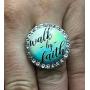 Walk by Faith Painted Enamel Interchangeable Snap Jewelry Standard 18-20mm Snap My Prime Gifts