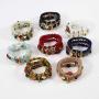 Twinfree 8 Pcs Bohemian Bracelets for Women Boho Multilayer Tassel Bracelet Set Statement Charm Bangle