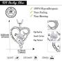 AONED Sea Turtle Necklace for Women Girls | S925 Sterling Silver Heart Pendant Ocean Jewelry Gifts for Turtle Lovers Wife Girlfriend