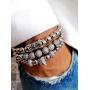 KOKOSHELL Royal Crown Jewels 3PCS Set - Gold/Silver Bracelets