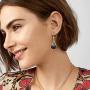 RBG Dissent Collar Earrings for Women Dangle Drop Charms Jewelry Gifts for Fans of Ruth Bader Ginsburg