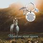 MAOFAED Horse Remembrace Gift Loss of Horse Sympathy Gift Pet Memorial Gift in Memory of Horse Jewelry