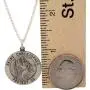 All Patron Saints Round Antiqued St. Christopher Necklace Medal Solid 925 Sterling Silver with Jewelry Gift Box - Can Be Personalized with Custom Engraving All Patron Saints Round Antiqued St. Christopher Necklace Medal Solid 925 Sterling Silver with Jewelry Gift Box - Can Be Personalized with Custom Engraving