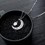 Fomissky Cremation Jewelry Urn Necklaces for Ashes for Women Men, Stainless Steel Keepsake Ashes Necklace Mini Urns for Human Pet Ashes Memorial Gifts