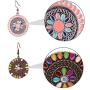 Duufin 15 Pairs Boho Earrings Vintage Bohemian Earrings Drop Dangle Earring Statement Earring Set with a Box for Women and Girls