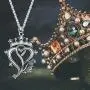 Thistle Luckenbooth Necklace Scotland Necklace Outlander Jewelry Crown Ireland Irish Royalty Outlander Necklace