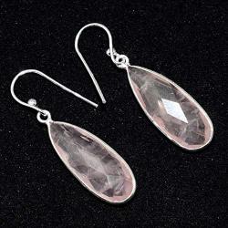 Silver Palace 925 Sterling Silver Natural Gemstone Earrings for Women and Girls