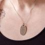Joyful Sentiments Inspirational Jewelry Stainless Steel What Cancer Cannot Do Oval Pendant Necklace