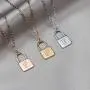 MEMGIFT 18K Real Gold Dainty Initial Lock Necklace Cute Simple Minimalist Personalized Jewelry Letter Engraved for Girlfriend Wife Mom Daughter Best Friend Sister Fiancee MEMGIFT 18K Real Gold Dainty Initial Lock Necklace Cute Simple Minimalist Personalized Jewelry Letter Engraved for Girlfriend Wife Mom Daughter Best Friend Sister Fiancee