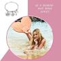 Inspirational Mermaid Bracelet Be a Mermaid and Make Waves Sea Soul Bracelet Mermaid Beach Lover Gift Ocean Sea Jewelry(be a mermaid and make waves BR)