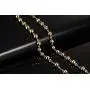 VNOX Unisex Black Stainless Steel Long Rosary Bead Chain Jesus Cross Catholic Crucifix Cross Necklace,36'' VNOX Unisex Black Stainless Steel Long Rosary Bead Chain Jesus Cross Catholic Crucifix Cross Necklace,36''