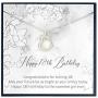 Grace of Pearl 18th Birthday Gifts for Girls, Gift for 18 Year Old Girl Gift for Her Eighteen Year Old Birthday Jewelry Gift 18th Birthday