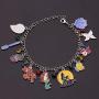 Super Game Movie Charm Bracelet - Horror Classic Scary Movies Bracelet Premium Quality Halloween Cosplay Costume Jewelry Collection, Creative Christmas for Movie Fans