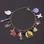 Super Game Movie Charm Bracelet - Horror Classic Scary Movies Bracelet Premium Quality Halloween Cosplay Costume Jewelry Collection, Creative Christmas for Movie Fans