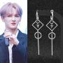 Mshion Unisex Bangtan Boy Album BTS JIMIN Stud Earring 1 Pair