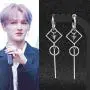 Mshion Unisex Bangtan Boy Album BTS JIMIN Stud Earring 1 Pair