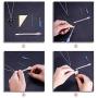 HooAMI Cremation Jewelry for Ashes Cross Urn Necklace Pendant Memorial Ash Jewelry