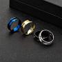 Womens Mens Ring 8mm Handmade Metal Blank Rings DIY Jewelry Making Supplies Craft