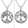 Aniu Tree of Life Necklace, Celtic Family Tree Pendant for Women, Sterling Silver Jewelry Gift - Oxidized Special Effect Aniu Tree of Life Necklace, Celtic Family Tree Pendant for Women, Sterling Silver Jewelry Gift - Oxidized Special Effect