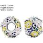 Pandora Jewelry Flower Bouquet Sterling Silver Charm