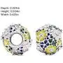 Pandora Jewelry Flower Bouquet Sterling Silver Charm
