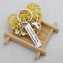 BAUNA Hockey Mom Keychain Field Hockey Jewelry with Hockey Stick Ice Skate Charm I’m Not Yelling I’m A Hockey Mom Funny Ice Coaches Gifts