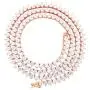 Unisex 1 Row Tennis Necklace Choker Chain Lab Created Diamonds 4MM 3 Prong Stone One Row Tennis Solitaires Multi Color 16-24 inches Unisex 1 Row Tennis Necklace Choker Chain Lab Created Diamonds 4MM 3 Prong Stone One Row Tennis Solitaires Multi Color 16-24 inches