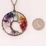 Luvalti Tree of Life - Gemstone Chakra Jewelry Colorful Bronze Chain Necklace Luvalti Tree of Life - Gemstone Chakra Jewelry Colorful Bronze Chain Necklace