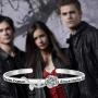 POTIY Vampire Fans Gift Vampire Inspired Jewelry Team Damon Since Hello Brother Movie Flower Bracelet for Women Girls
