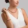THE PEARL SOURCE 14K Gold 8-9mm AAAA Quality Round Pink Freshwater Cultured Pearl Necklace, Bracelet & Earrings Set in 18'' Princess Length for Women THE PEARL SOURCE 14K Gold 8-9mm AAAA Quality Round Pink Freshwater Cultured Pearl Necklace, Bracelet & Earrings Set in 18'' Princess Length for Women