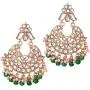 Aheli Indian Bollywood Designer Kundan with Beaded Chandbali Earrings Fashion Jewelry for Women Aheli Indian Bollywood Designer Kundan with Beaded Chandbali Earrings Fashion Jewelry for Women