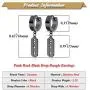 Xusamss Punk Jewelry Body Piercing Stainless Steel Huggie Hoop Earrings Blade Drop Dangle Earrings Xusamss Punk Jewelry Body Piercing Stainless Steel Huggie Hoop Earrings Blade Drop Dangle Earrings