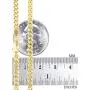 Nuragold 14k Yellow Gold 4mm Solid Miami Cuban Link Chain Pendant Necklace, Mens Jewelry Lobster Clasp 18'' 20'' 22'' 24'' 26'' 28'' 30'' Nuragold 14k Yellow Gold 4mm Solid Miami Cuban Link Chain Pendant Necklace, Mens Jewelry Lobster Clasp 18'' 20'' 22'' 24'' 26'' 28'' 30''