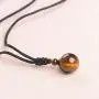 Nicestone Natural Stone Healing Crystal Pendant Necklace Black Rope Chain for Women Men…… Nicestone Natural Stone Healing Crystal Pendant Necklace Black Rope Chain for Women Men……