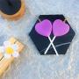 4/5 Pairs Cute Resin Heart-shaped Lollipop Drop Earring Handmade Candy Color Simulation Food Dangle Earring Funny Cartoonn Friendship Exaggerated Trend Style Jewelry for Women Girl